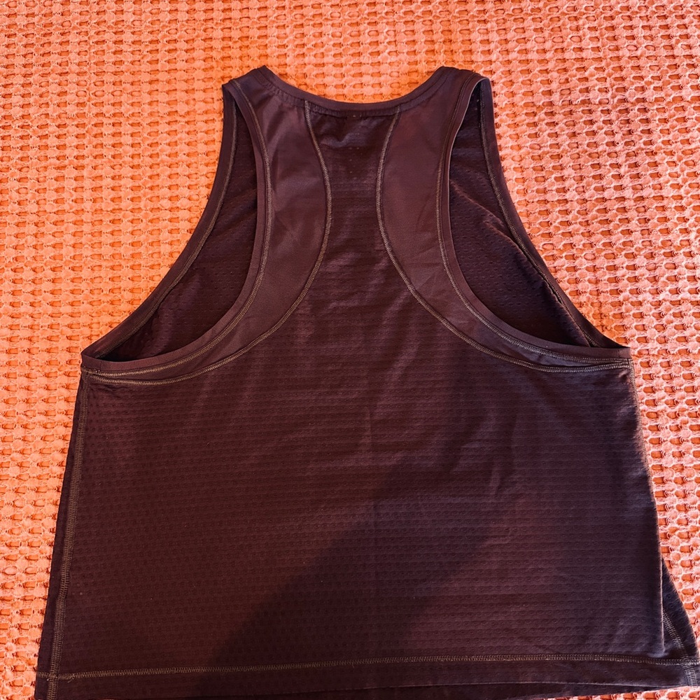 Athleta Maroon Racerback Tank Top - Picture 6 of 6